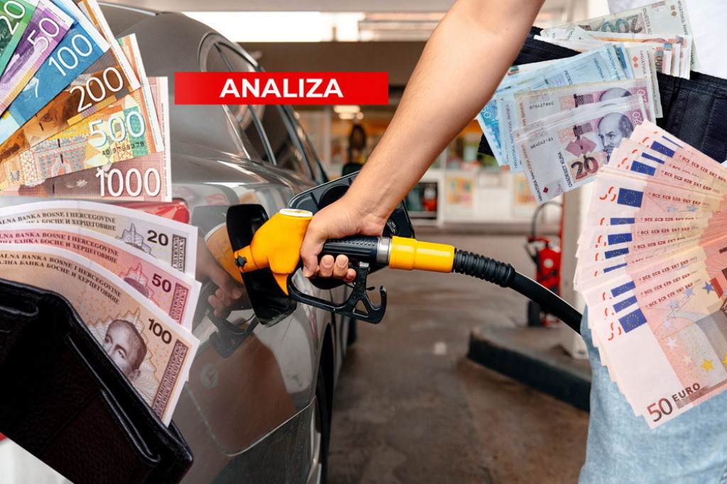 Cene goriva na Balkanu u prvoj polovini 2025