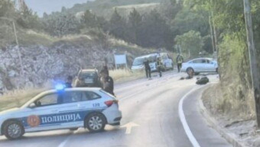 TEŠKA SAOBRAĆAJNA NESREĆA U NIKŠIĆU: Stradao motociklista