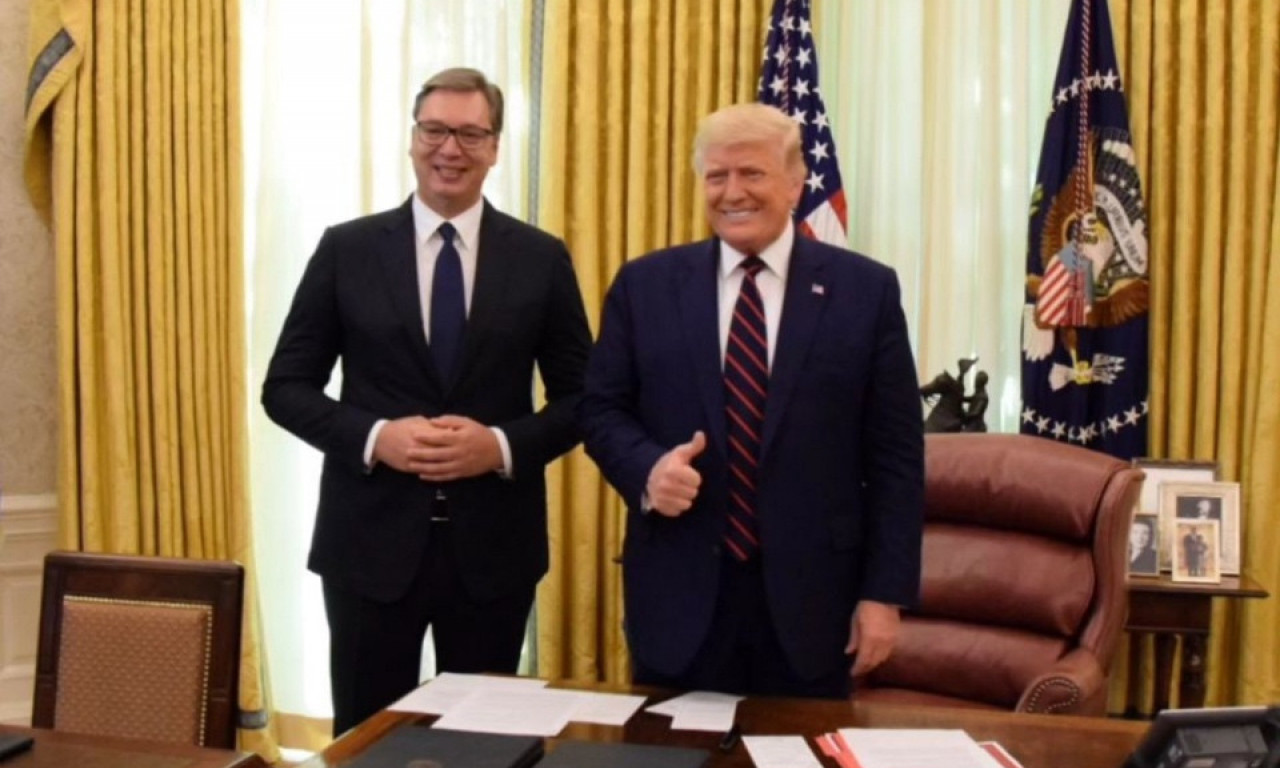 Tramp pisao Vučiću