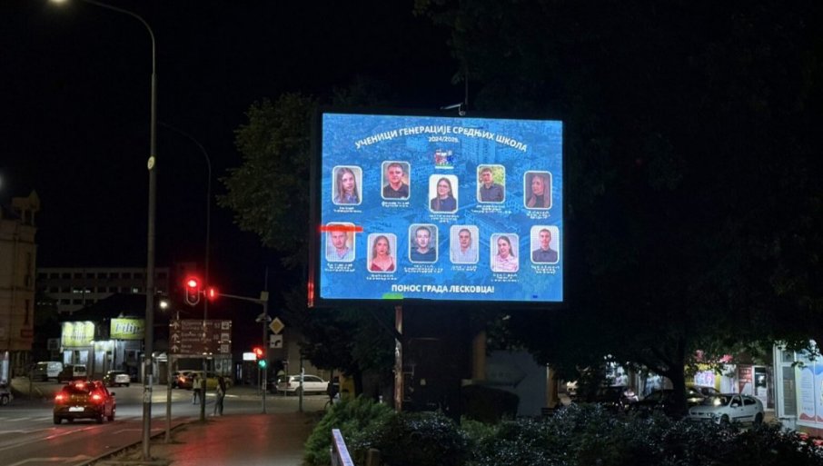 NA BILBORDIMA ŠIROM LESKOVCA: Najbolji srednjoškolci predstavljeni sugrađanima
