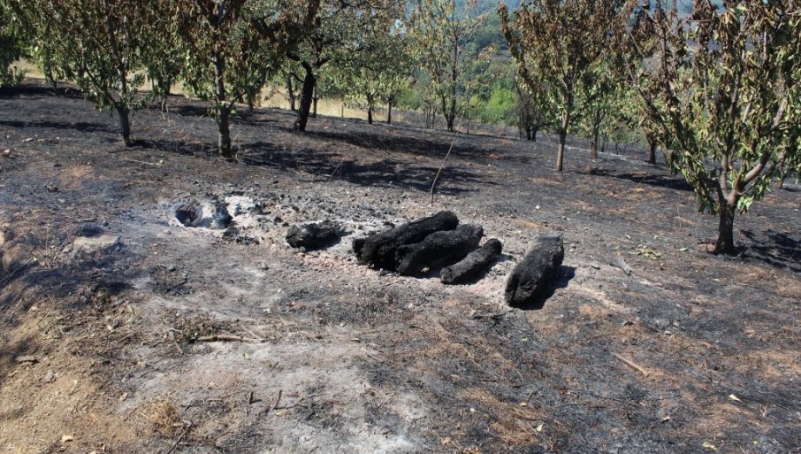Požar u dva sela Jablaničkog okruga