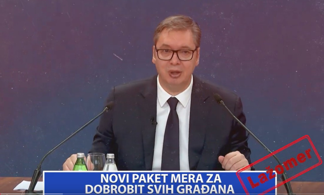 Vučić predstavio novi paket mera