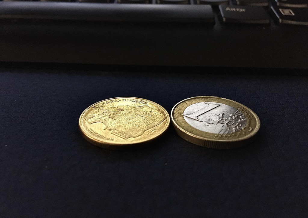 Kurs dinara prema evru za 19. septembar 2025. godine