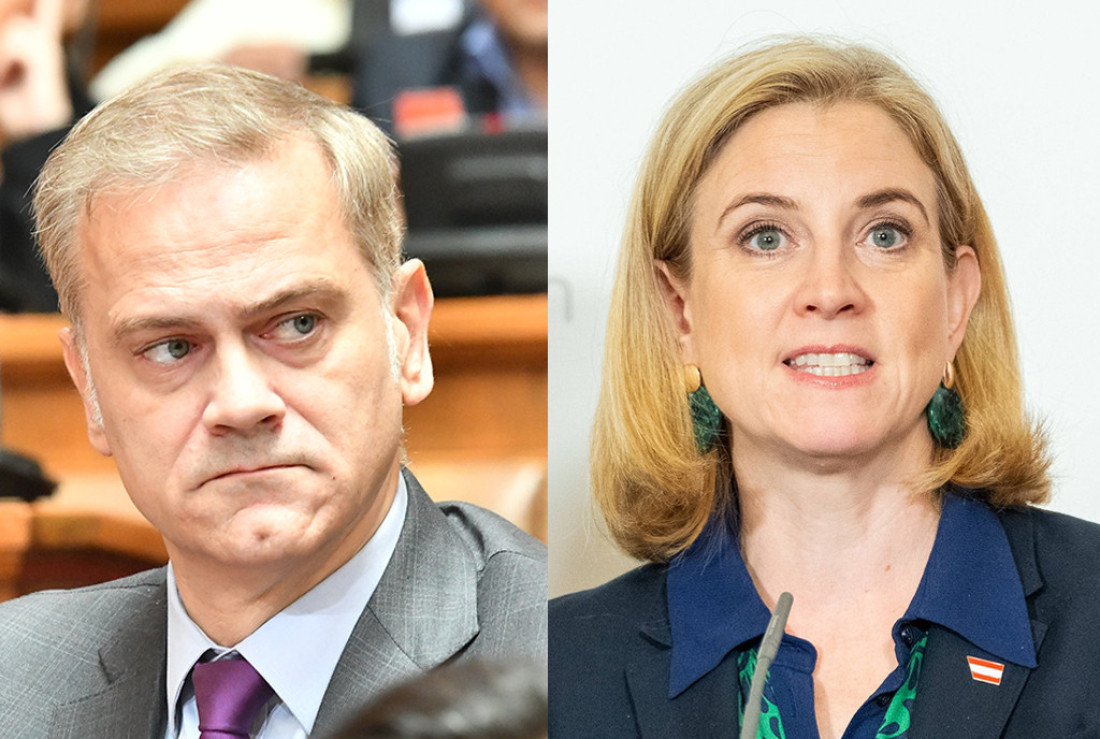 Ovo je pravo lice Beate Meinl-Reisinger i Borka Stefanovića