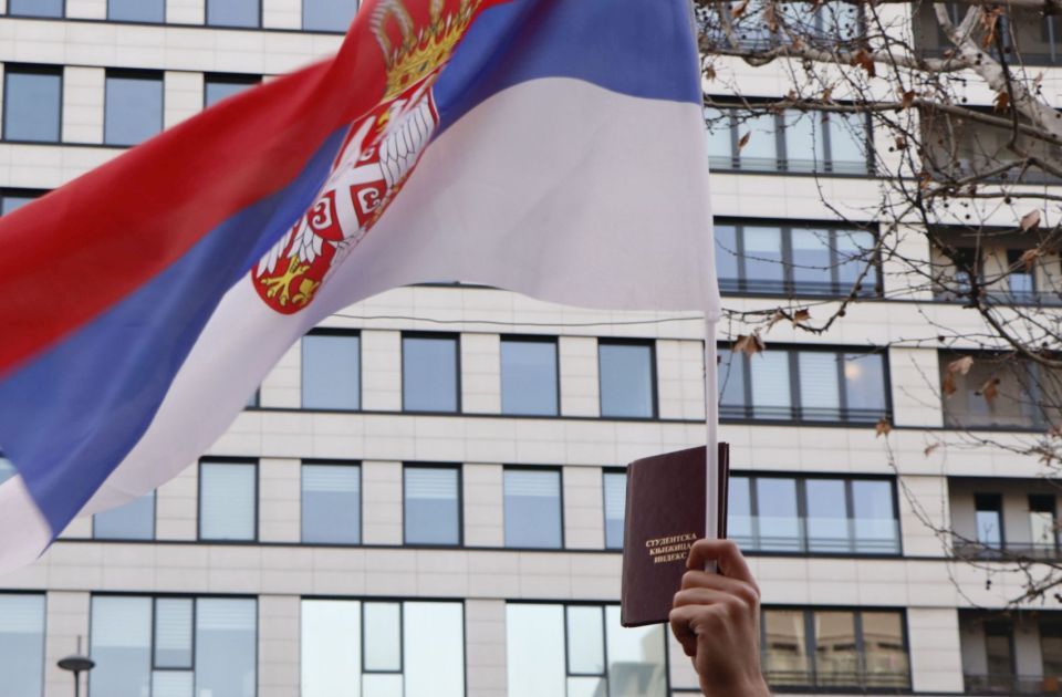 Veliki protest studenata u Beogradu