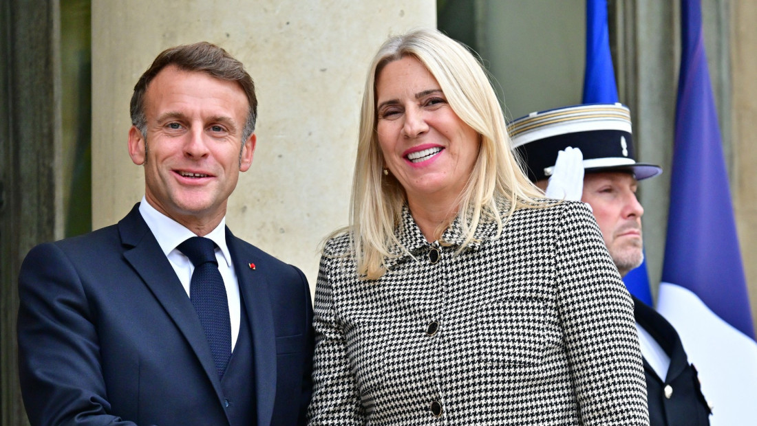 Cvijanović i Makron o krizi u Bosni i Hercegovini