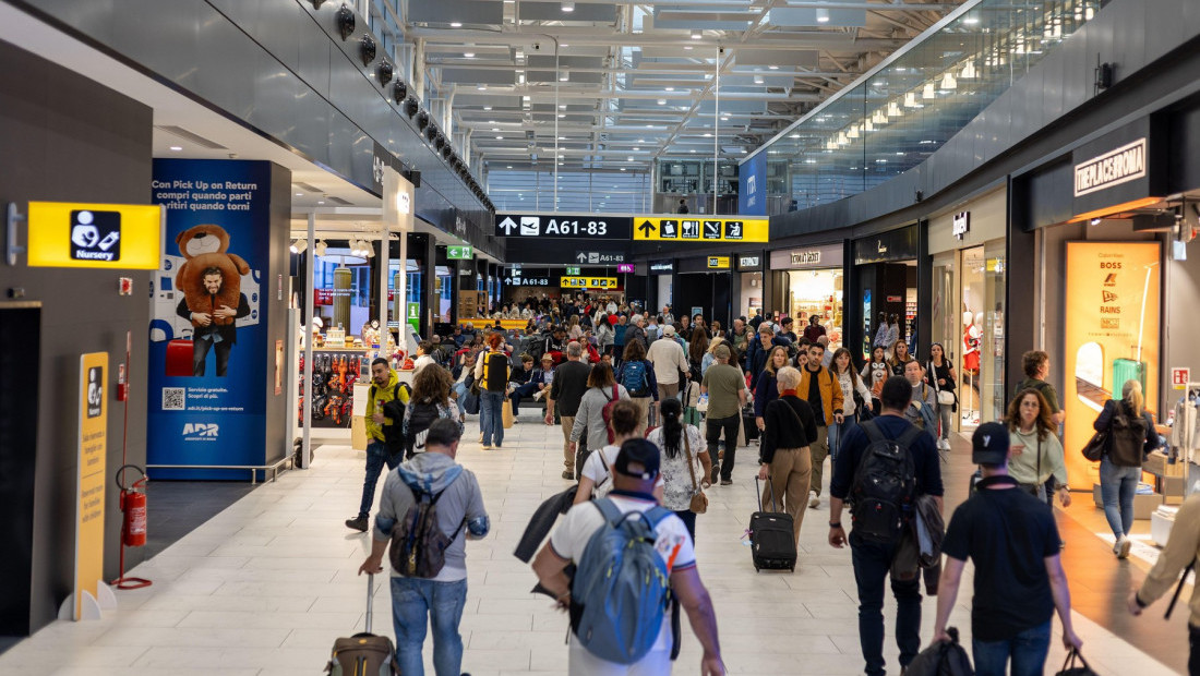 Aerodrom Fjumičino zabeležio rekordnih 50 miliona putnika