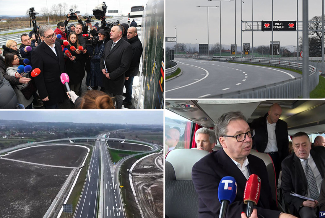 Vučić otvara deonicu Moravskog koridora