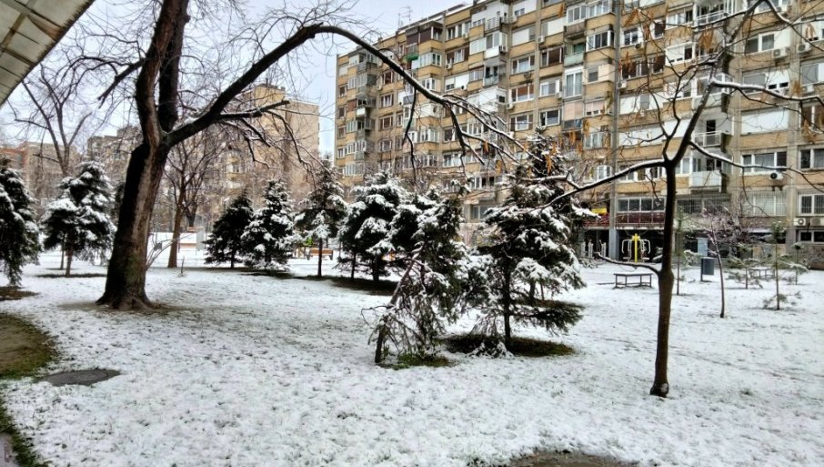 ZABELEO SE NOVI SAD: Prve pahulje ove zime