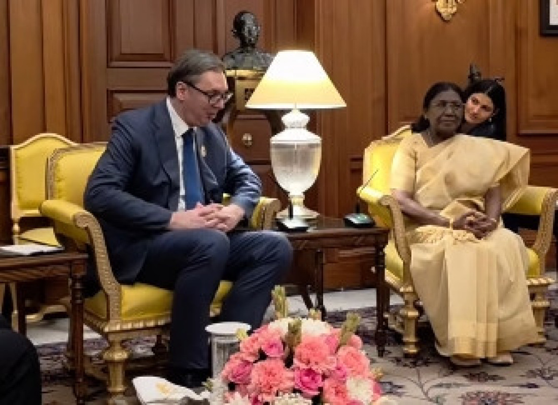 Vučić sa predsednicom Indije
