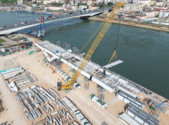 Za dva meseca počinje postavljanje rečnih stubova za novi Savski most