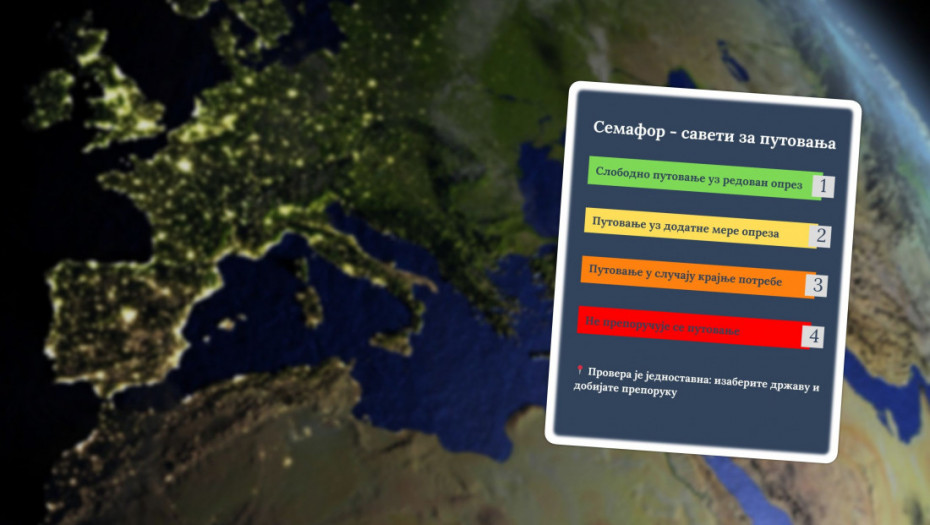U koje zemlje se ne preporučuje ići?