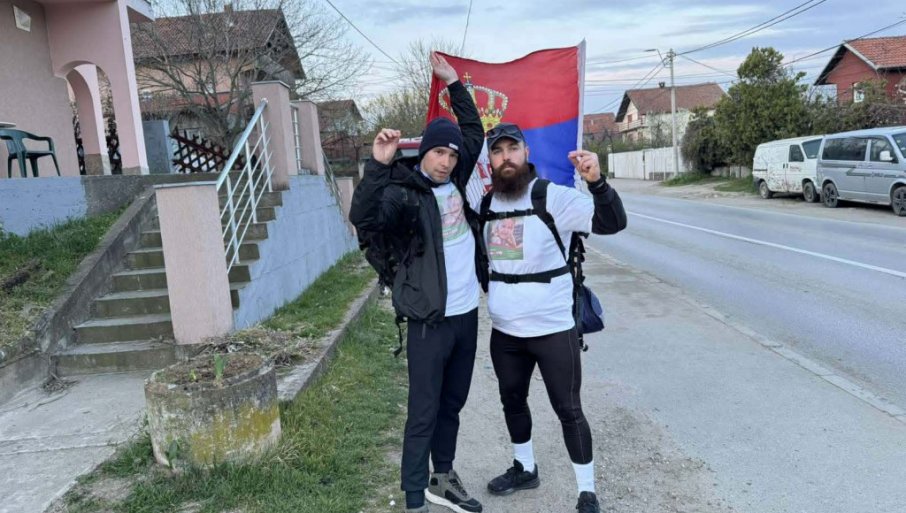 Dejan Kalinić (27) i Stefan Stokić (28) jutros krenuli na put od 450 kilometara (FOTO)