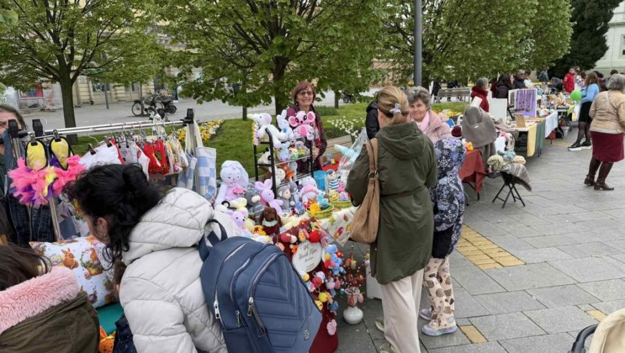 TRADICIONALNO NA VELIKU SUBOTU: Karneval "Uskršnje jaje" u centru Zrenjanina (FOTO/VIDEO)