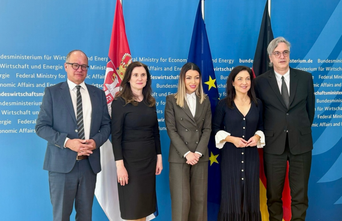 Mesarović sa nemačkom ministarkom privrede