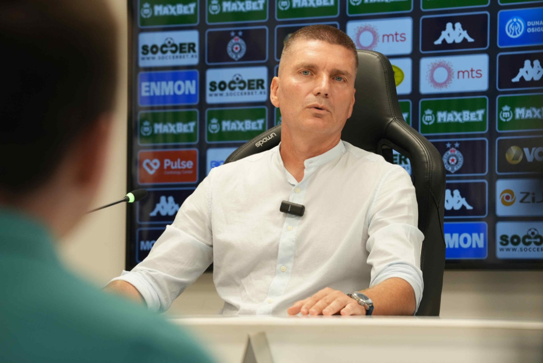 Blagojević najavio meč Čukarički Partizan