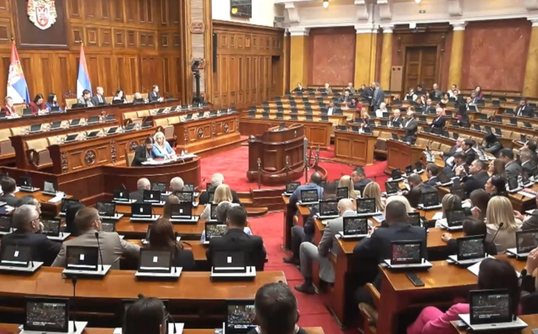Blokaderi došli u Skupštinu