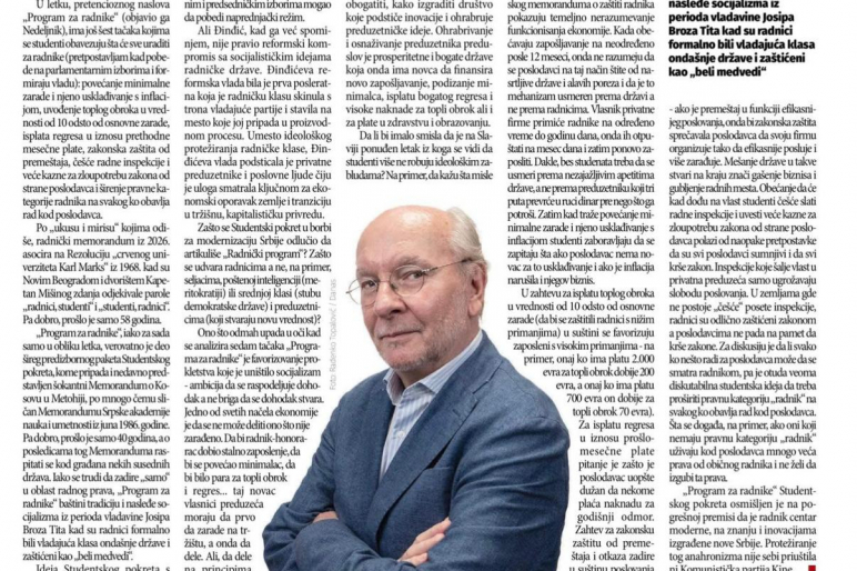 „Žele da vrate marksizam i samoupravljanje kao princip odlučivanja“ (FOTO)