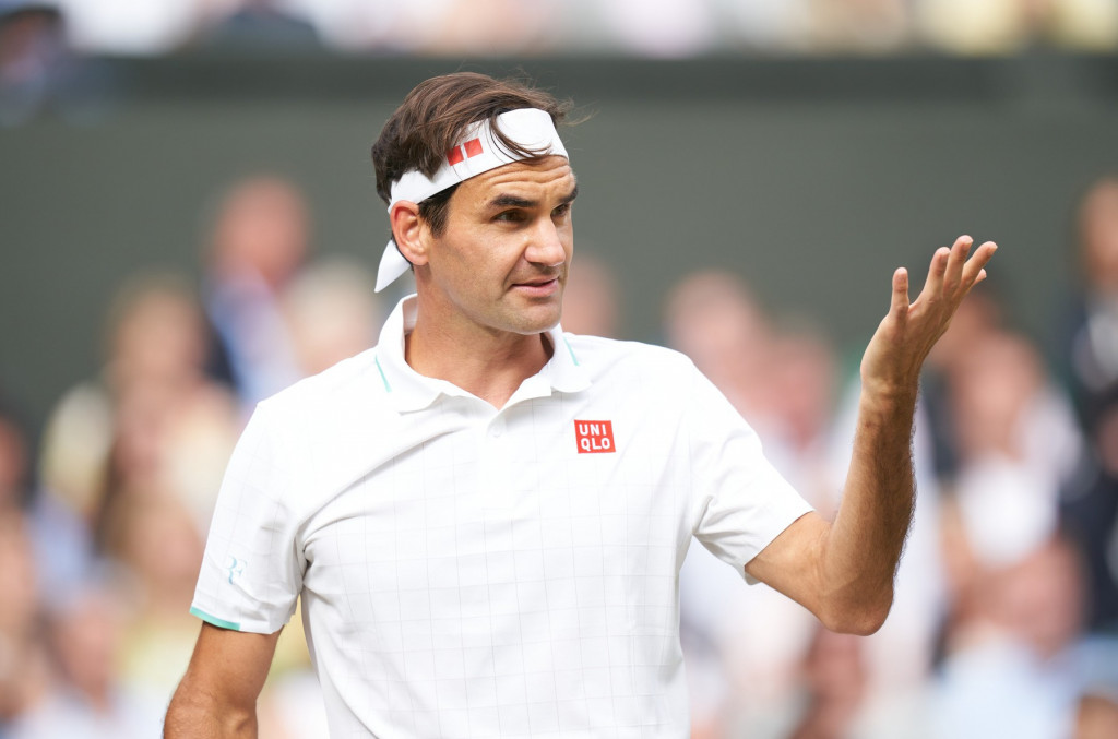 Rodžer Federer nastupa na US openu