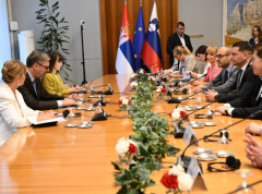 Vučić se sastao sa predsednikom Državnog zbora Slovenije Stevanovićem