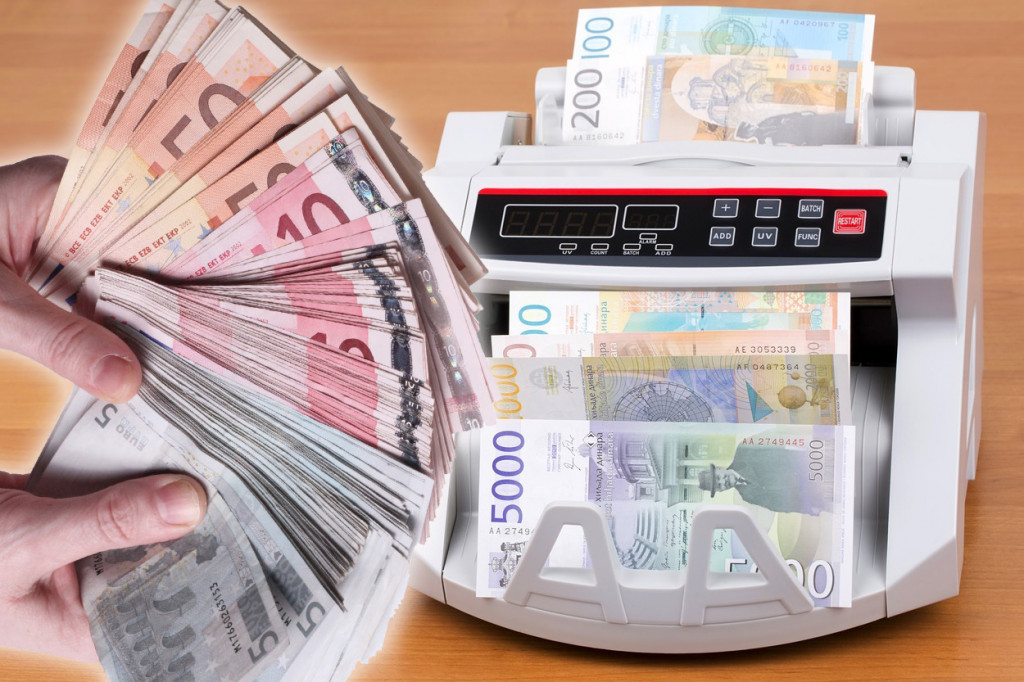 Kurs dinara prema evru za 19. jun 2026. godine