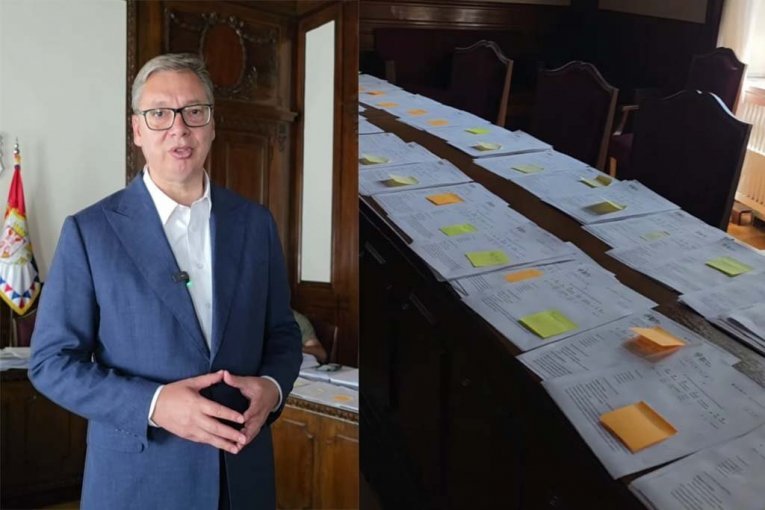 Predsednik Vučić pokazao kako se sortira materijal sa platforme „Ko si bre ti“ (VIDEO)