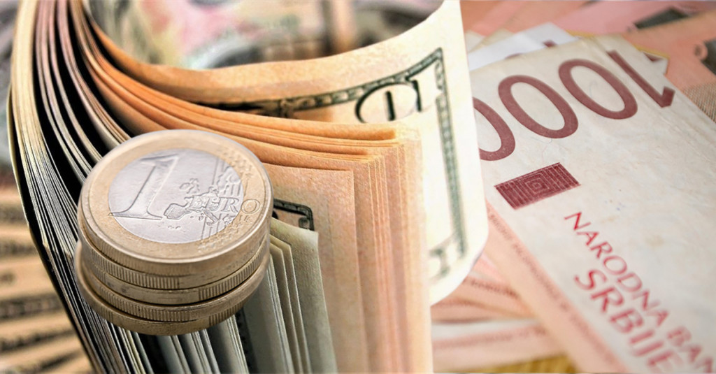 Kurs dinara za evro 3. avgust 2026. godine