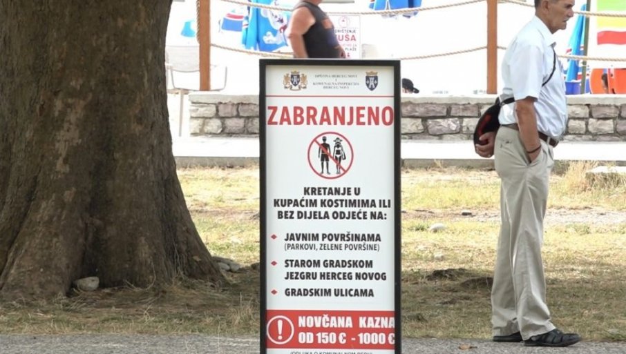 Kupaće kostime proteruju iz parka kod Titove vile u Igalu