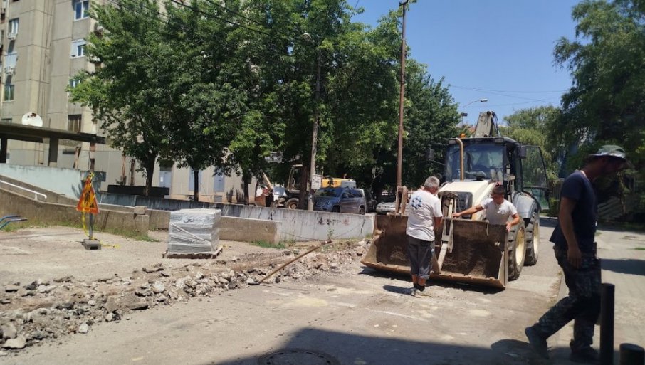 Zatvoren krak Ulice Nikole Pašića