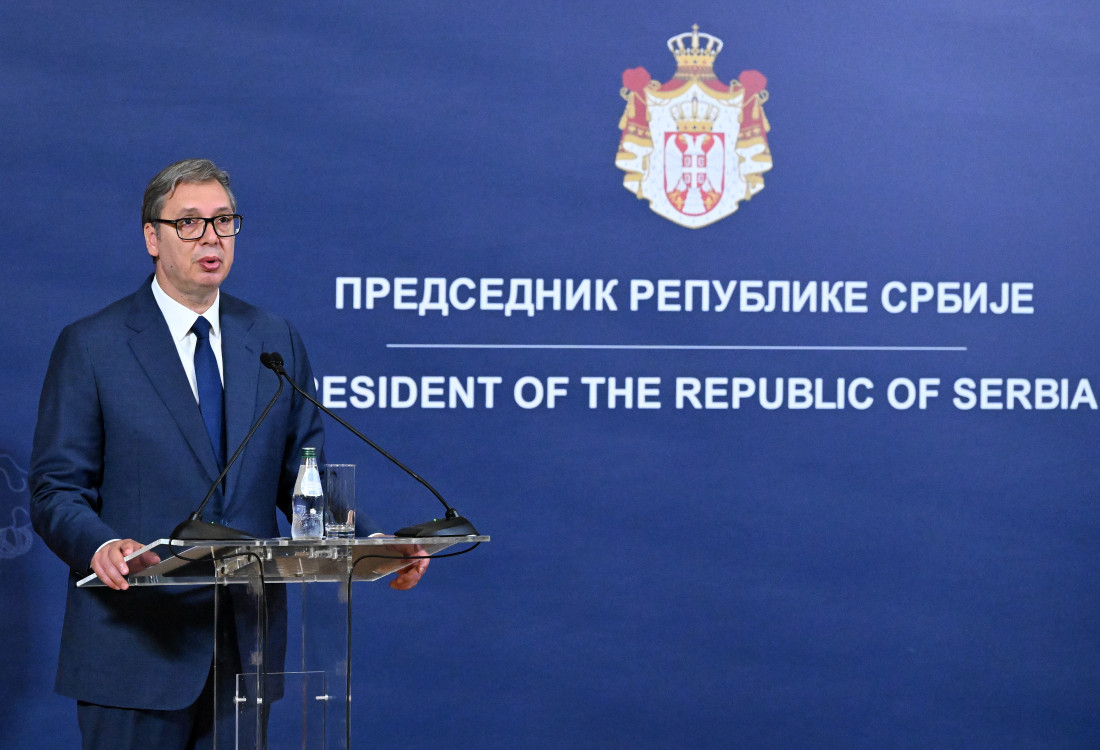 Vučić na odlikovanju Jovanovića