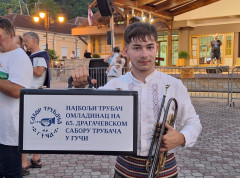 Mladen Krstić najbolji mladi trubač 65. Sabora u Guči