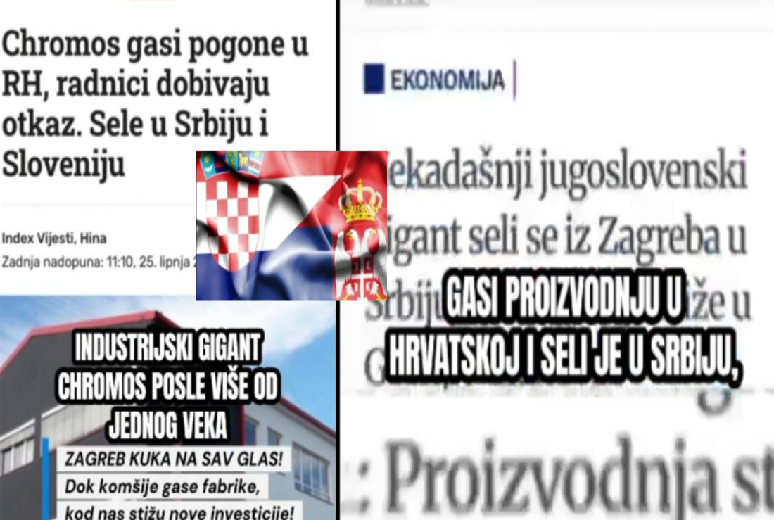 Chromos gasi proizvodnju u Hrvatskoj deo seli u Srbiju